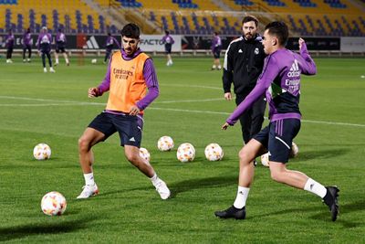 entrenamiento del real madrid