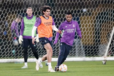 entrenamiento del real madrid