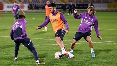 Real Madrid bereitet das Finale des spanischen Supercups vor