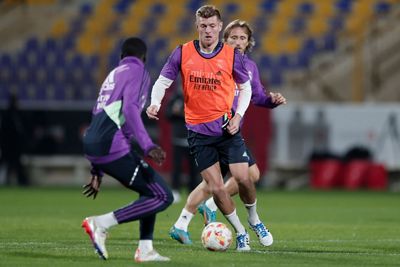 entrenamiento del real madrid
