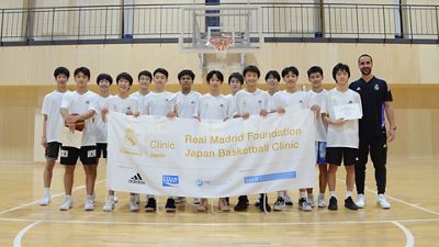 Real Madrid Foundation's basketball clinics resume in Japan