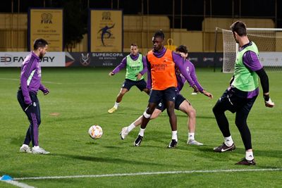 entrenamiento del real madrid