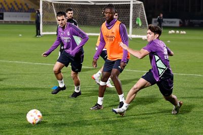 entrenamiento del real madrid
