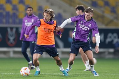 entrenamiento del real madrid