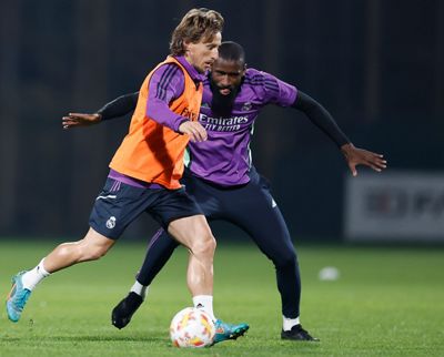 entrenamiento del real madrid