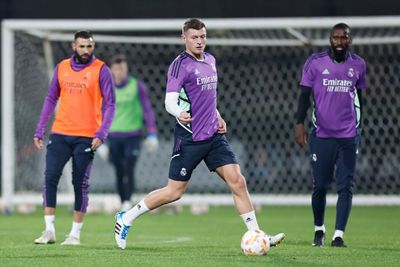entrenamiento del real madrid