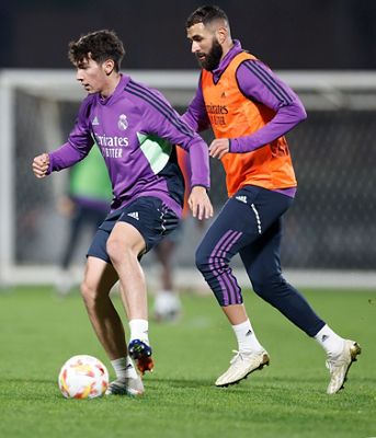 entrenamiento del real madrid