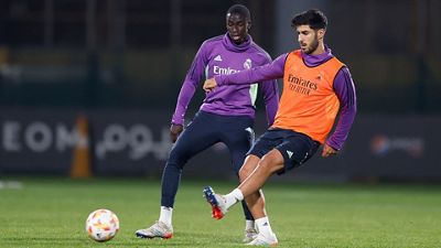 Dernier entraînement avant la finale de la Supercoupe