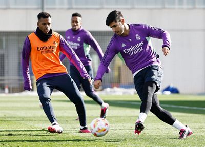 entrenamiento del real madrid