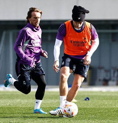 entrenamiento del real madrid