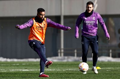 entrenamiento del real madrid