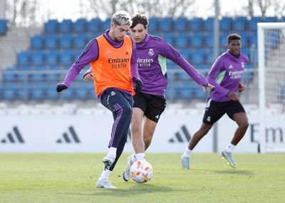 entrenamiento del real madrid