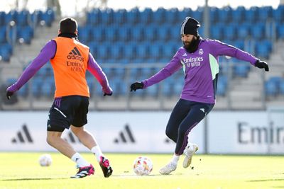 entrenamiento del real madrid