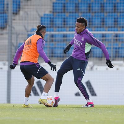 entrenamiento del real madrid