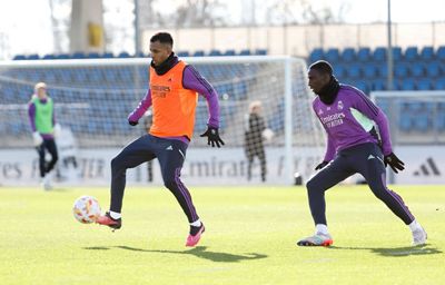 entrenamiento del real madrid