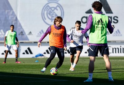 entrenamiento del real madrid