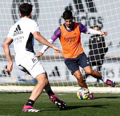 entrenamiento del real madrid