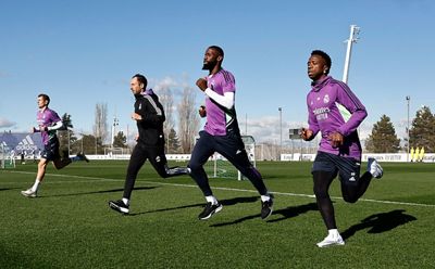 entrenamiento del real madrid