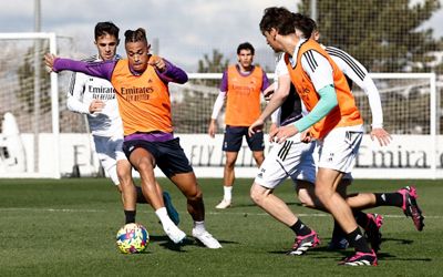 entrenamiento del real madrid