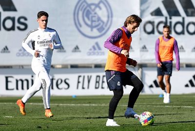 entrenamiento del real madrid