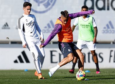 entrenamiento del real madrid