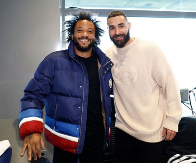 marcelo visita al equipo en la ciudad real madrid