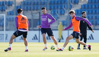 entrenamiento del real madrid