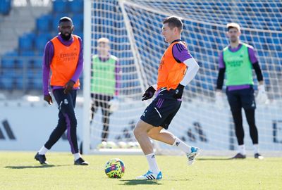 entrenamiento del real madrid