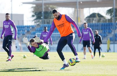 entrenamiento del real madrid