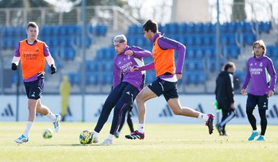 entrenamiento del real madrid