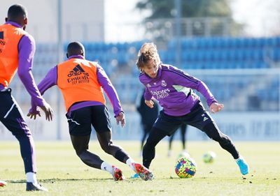entrenamiento del real madrid