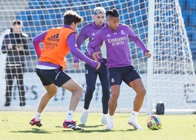 entrenamiento del real madrid