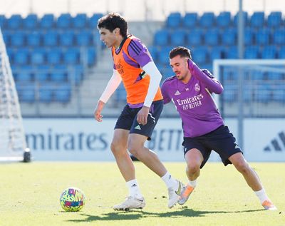 entrenamiento del real madrid