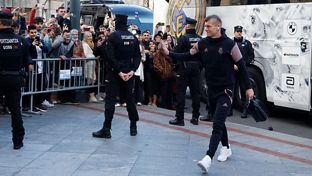 Así fue la llegada del Real Madrid a Bilbao