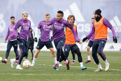 entrenamiento del real madrid