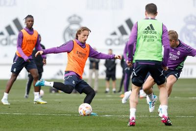 entrenamiento del real madrid