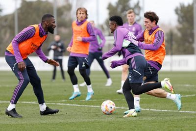 entrenamiento del real madrid