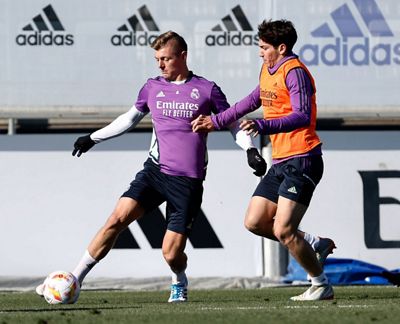 entrenamiento del real madrid