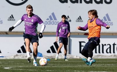 entrenamiento del real madrid