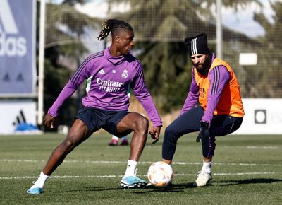 entrenamiento del real madrid