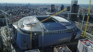 Espectacular avance de las obras del Bernabéu