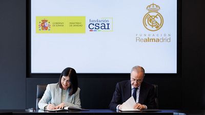 The Real Madrid Foundation and the Ministry of Health sign a collaboration agreement to fight childhood obesity