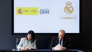 La Fundación Real Madrid y el Ministerio de Sanidad firman una colaboración contra la obesidad infantil