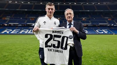 Kroos, 250 victorias con el Real Madrid