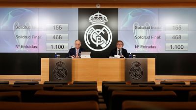 El Real Madrid llevó a cabo el sorteo de entradas para el partido en Liverpool