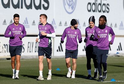 entrenamiento del real madrid