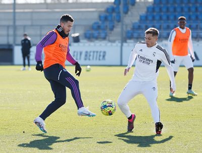 entrenamiento del real madrid