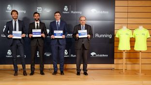 Arbeloa unveils the new route for the Real Madrid Foundation Solidarity Race by Unicaja Banco in Madrid