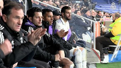 Inside Real Madrid: La tensión del banquillo en los últimos minutos del derbi