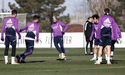 entrenamiento del real madrid